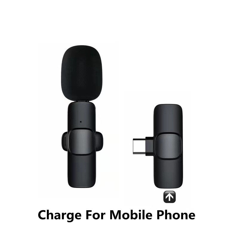 Wireless Lavalier Microphone Portable Audio Video Recording Mini Mic - Arovion