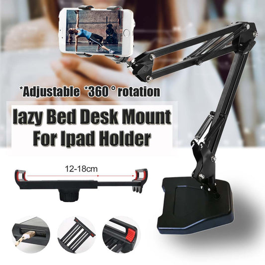 Compatible with Apple, Universal Mobile Phone Holder 360 Degree Rotating Long Arms - Arovion