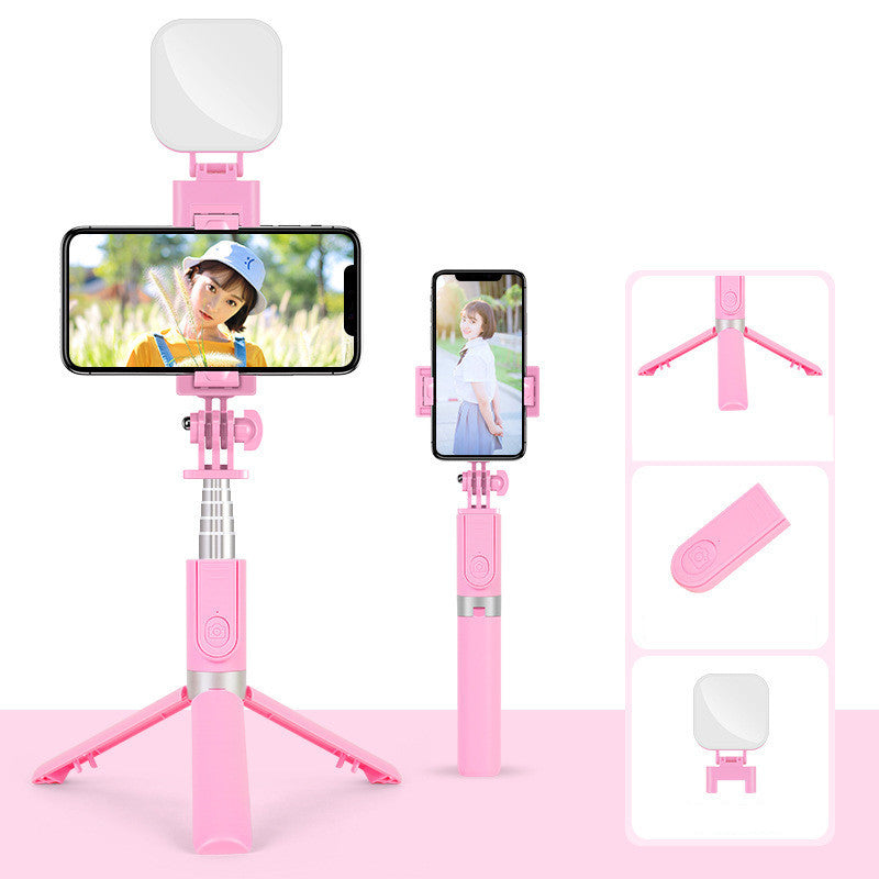 Aluminum Alloy Wireless Bluetooth Camera Photography Folding Selfie Stick - Arovion