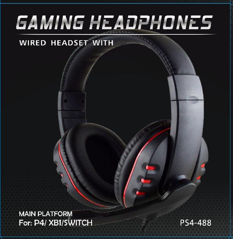 PS4 head-mounted luxury large headphones - Arovion