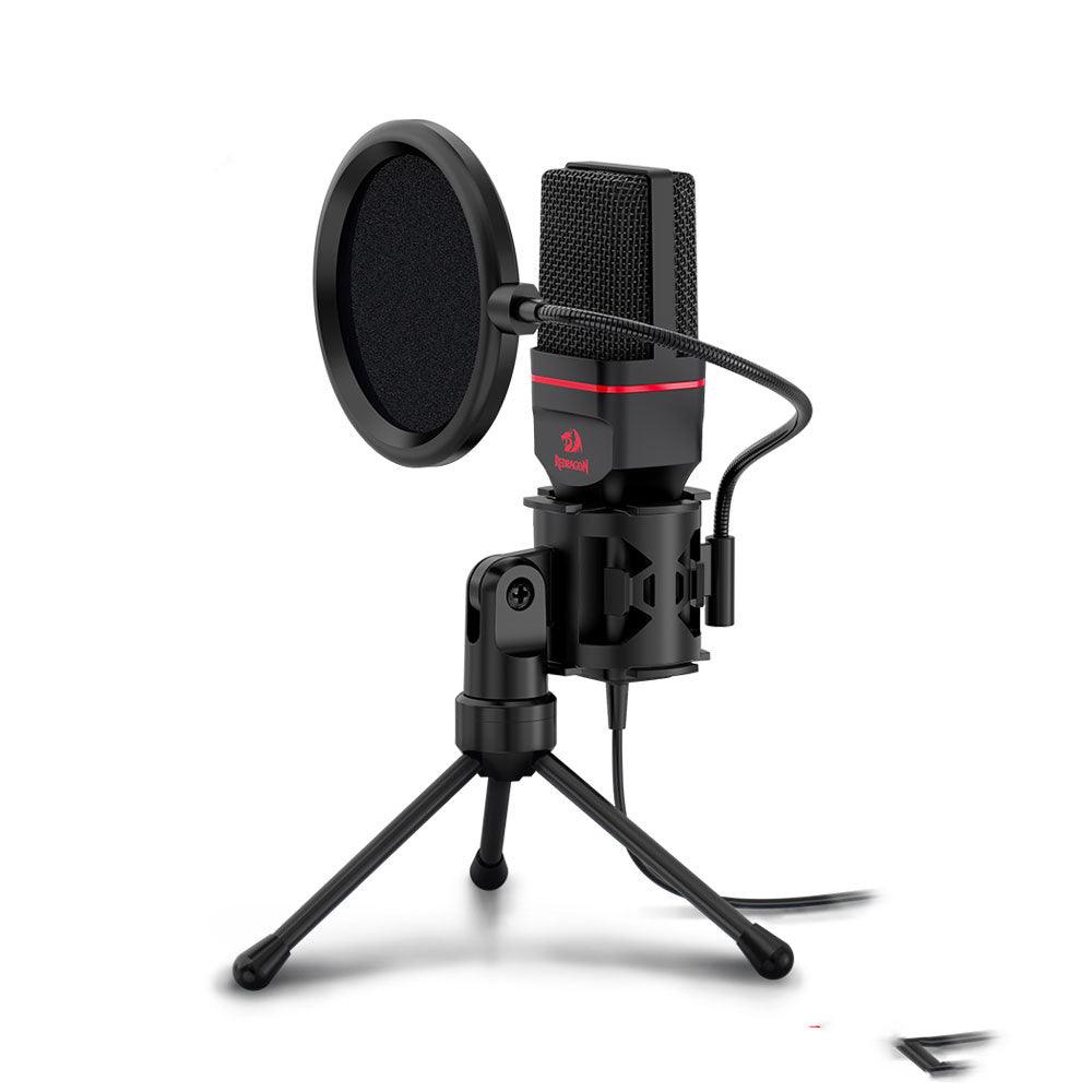 Condenser Microphone With Tripod 3.5 Mm Audio Computer Studio - Arovion