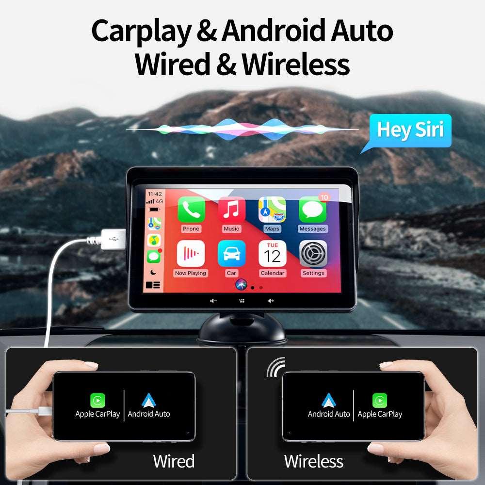 7 Car Wireless CarPlay Display Cigarette Lighter Interface - Arovion