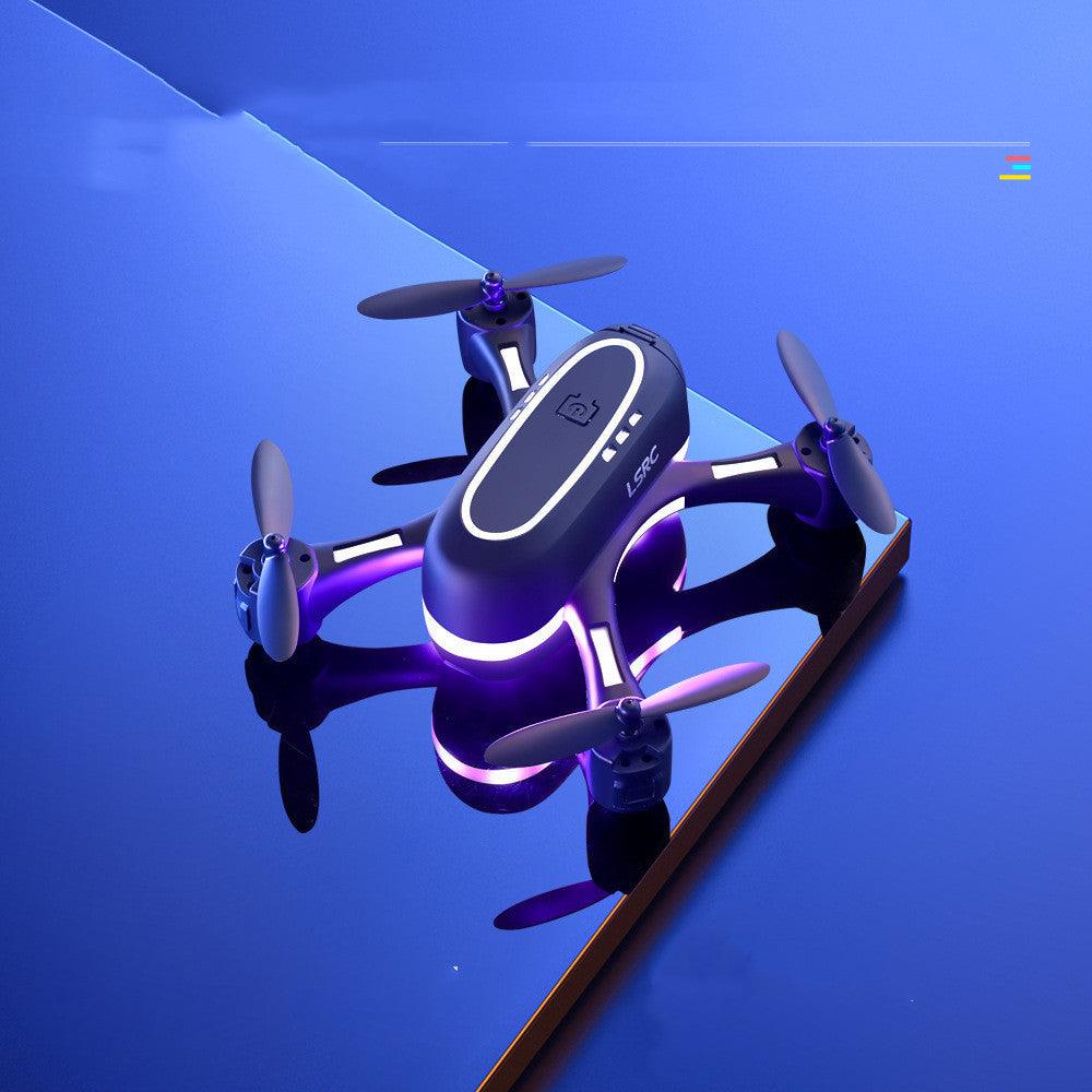 Mini Aerial Photography Gradient LED Remote Control Plane - Arovion