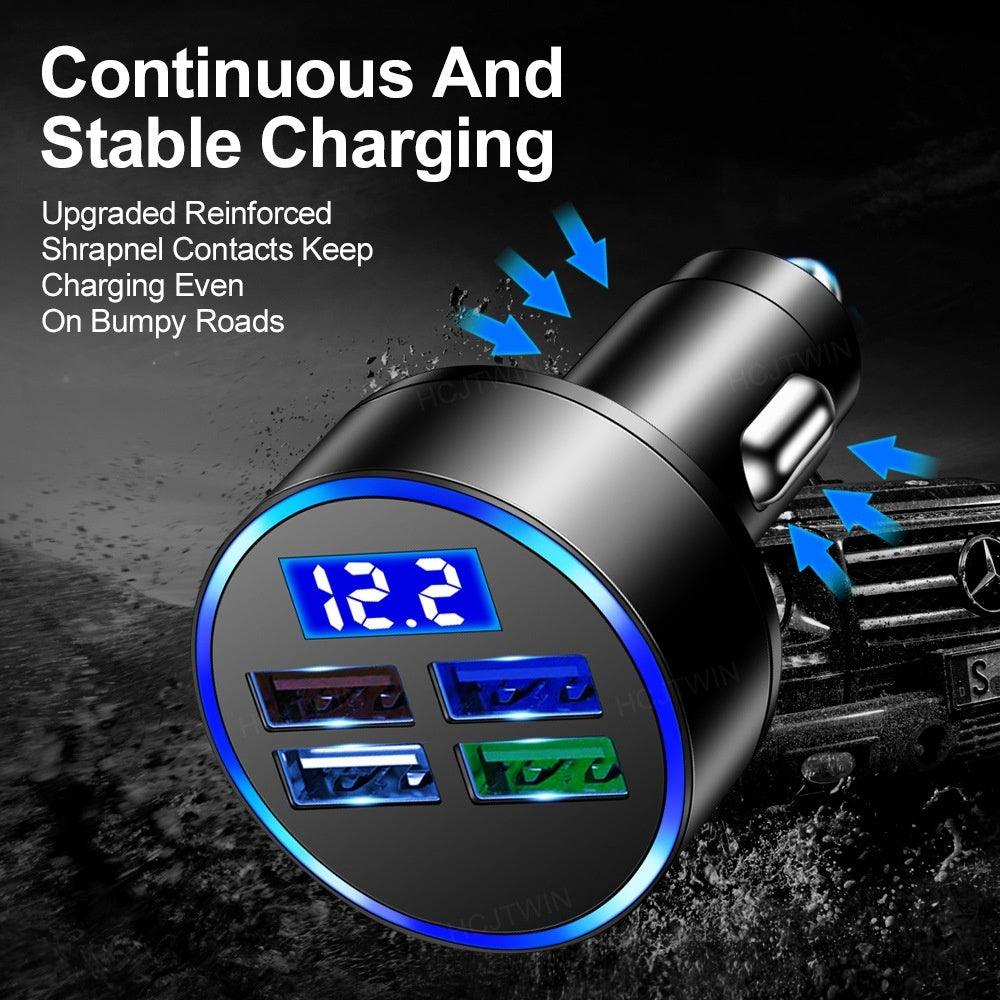 One-to-four Multi-port Car Charger - Arovion