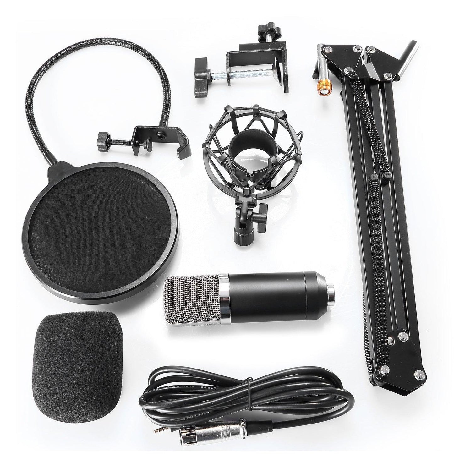 NW70 Microphone KIT+B-3 WIND SCREEN FILTER SHIED+NB-35 STAND - Arovion