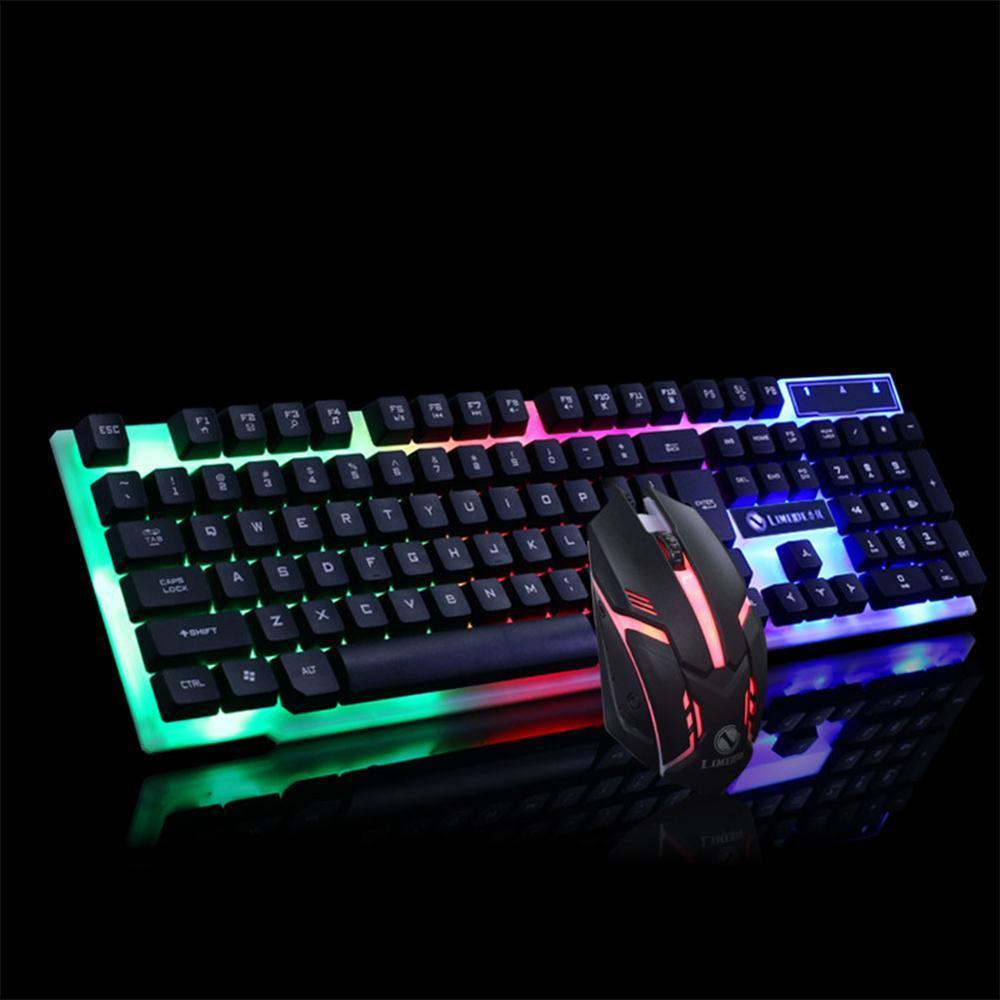 GTX300 Gaming CF Keyboard Mouse Glowing Set - Arovion