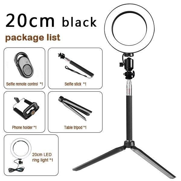 Compatible with Apple Tripod Live Bracket Set Ring Light - Arovion