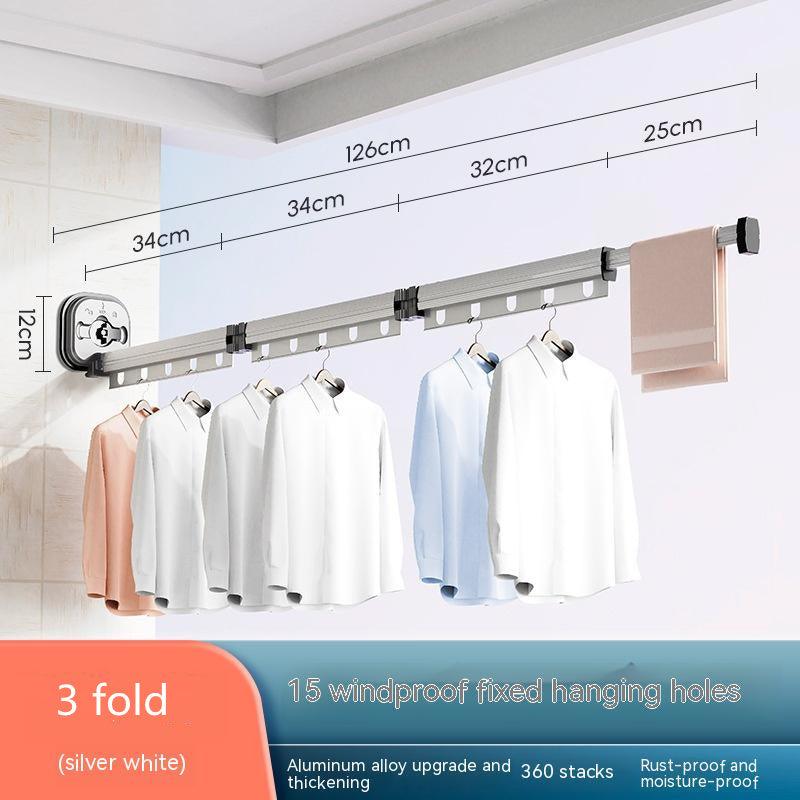 Suction Cup Folding Clothes Hanger - Arovion