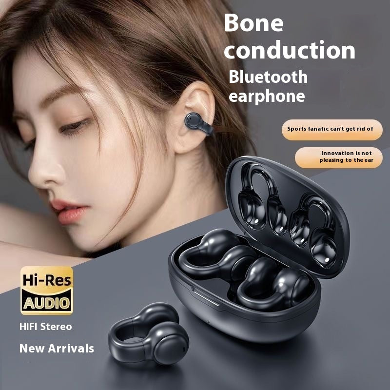 Wireless Ear-clip Bone Conduction Noise Reduction Non In-ear - Arovion