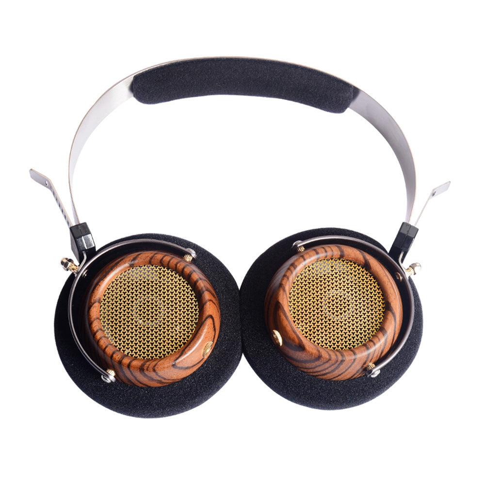 Retro Monitor Open Olive Wood Headphones - Arovion