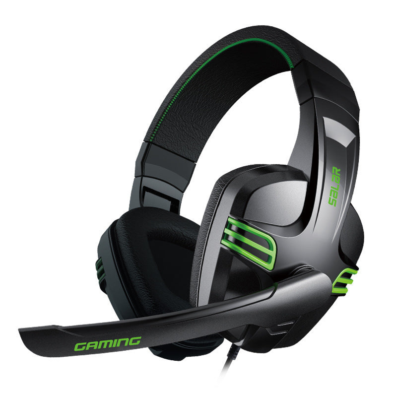 Computer Headset Subwoofer Gaming Headset With Microphone - Arovion