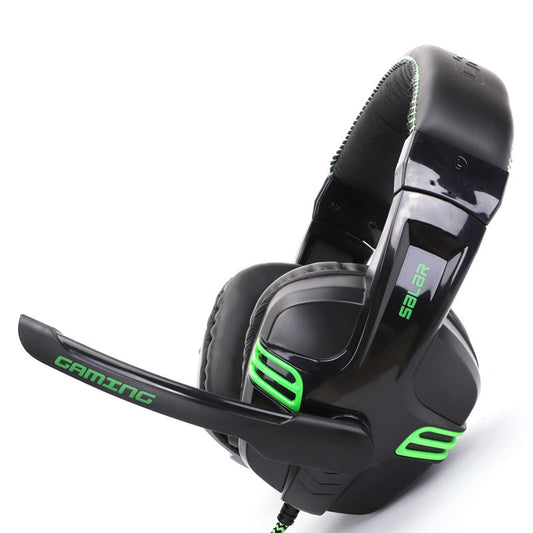 Computer Headset Subwoofer Gaming Headset With Microphone - Arovion