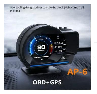 Head-up Display Gps High-definition Speed Water Temperature Turbine Monitoring - Arovion