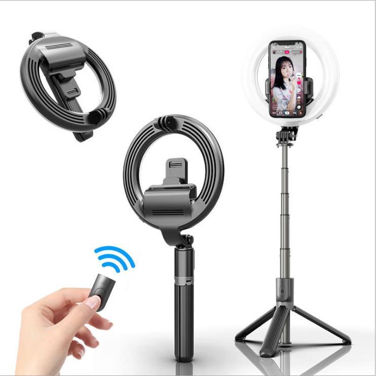 Compatible with Apple, Bluetooth Tripod, Rechargeable Light, - Arovion