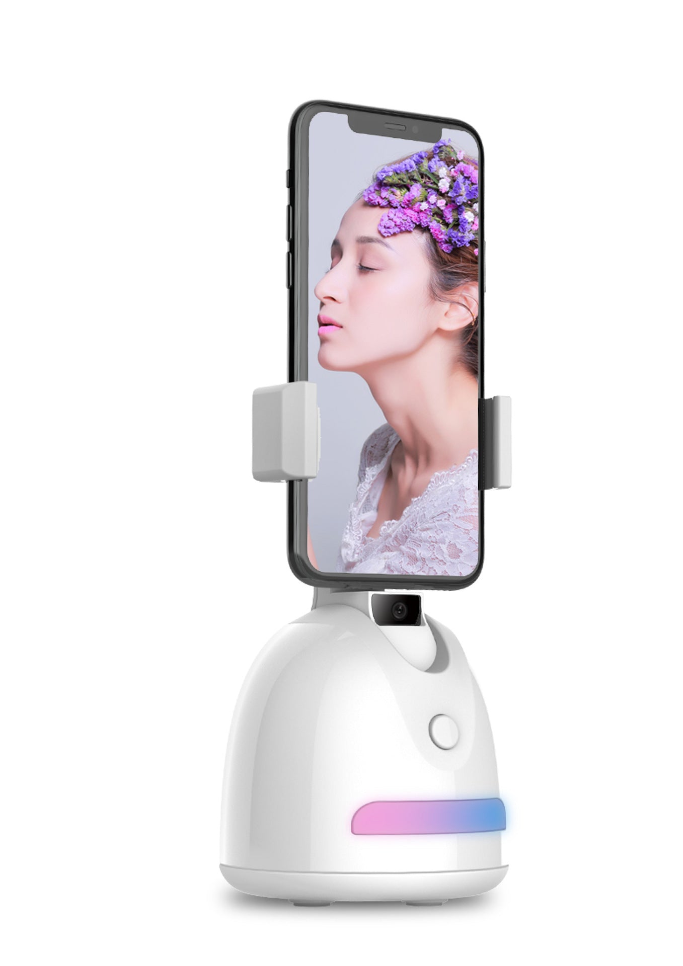 Mobile Phone Live 360-degree Follow-up Face Recognition Camera With Fill Light - Arovion