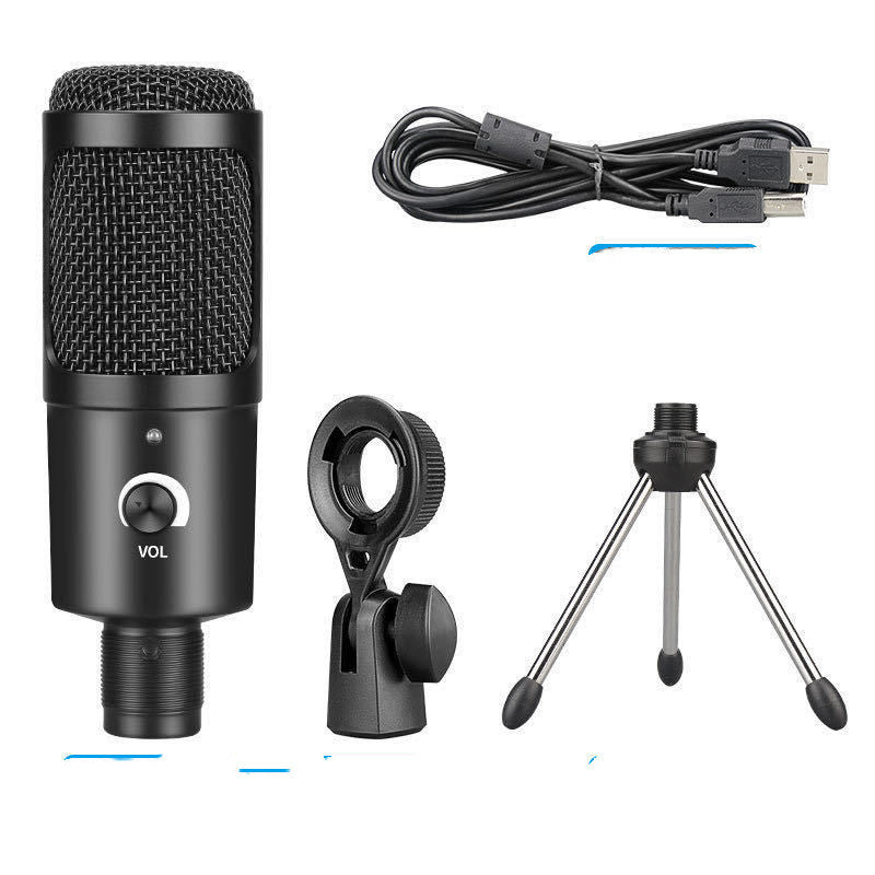 Notebook Computer Desktop Stand Set Recording Condenser Microphone - Arovion