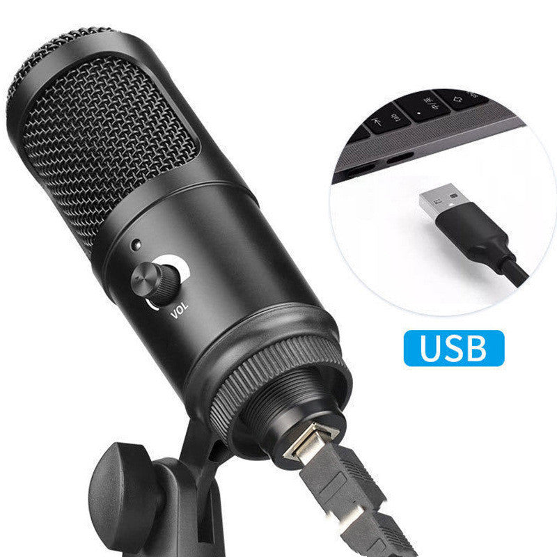 Notebook Computer Desktop Stand Set Recording Condenser Microphone - Arovion