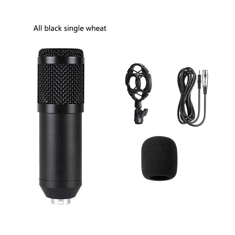 Bm800 Condenser Microphone V8 Sound Card Recording Live Broadcast Set - Arovion