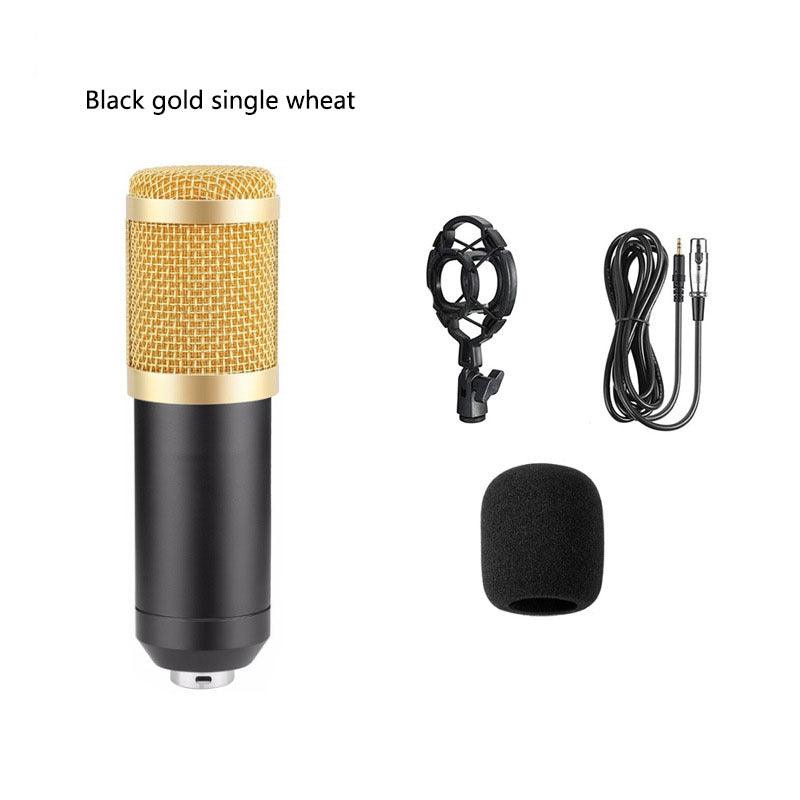 Bm800 Condenser Microphone V8 Sound Card Recording Live Broadcast Set - Arovion