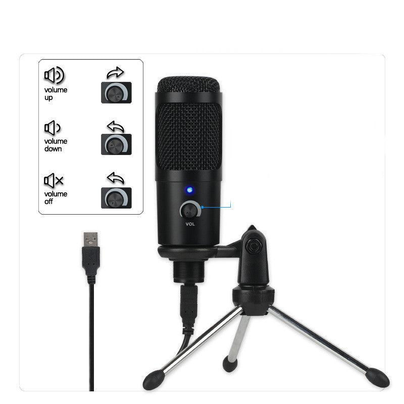 Computer Game Voice Live Recording Condenser Microphone - Arovion