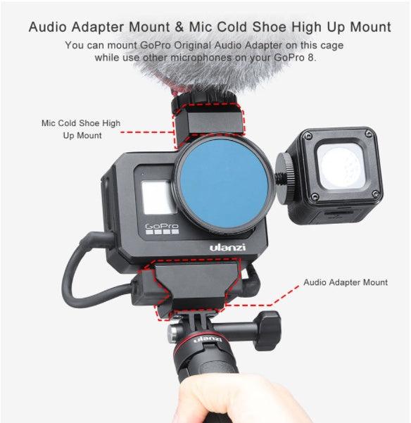 Sports Camera Anti-fall Cold Boots Expand Vlog Camera - Arovion