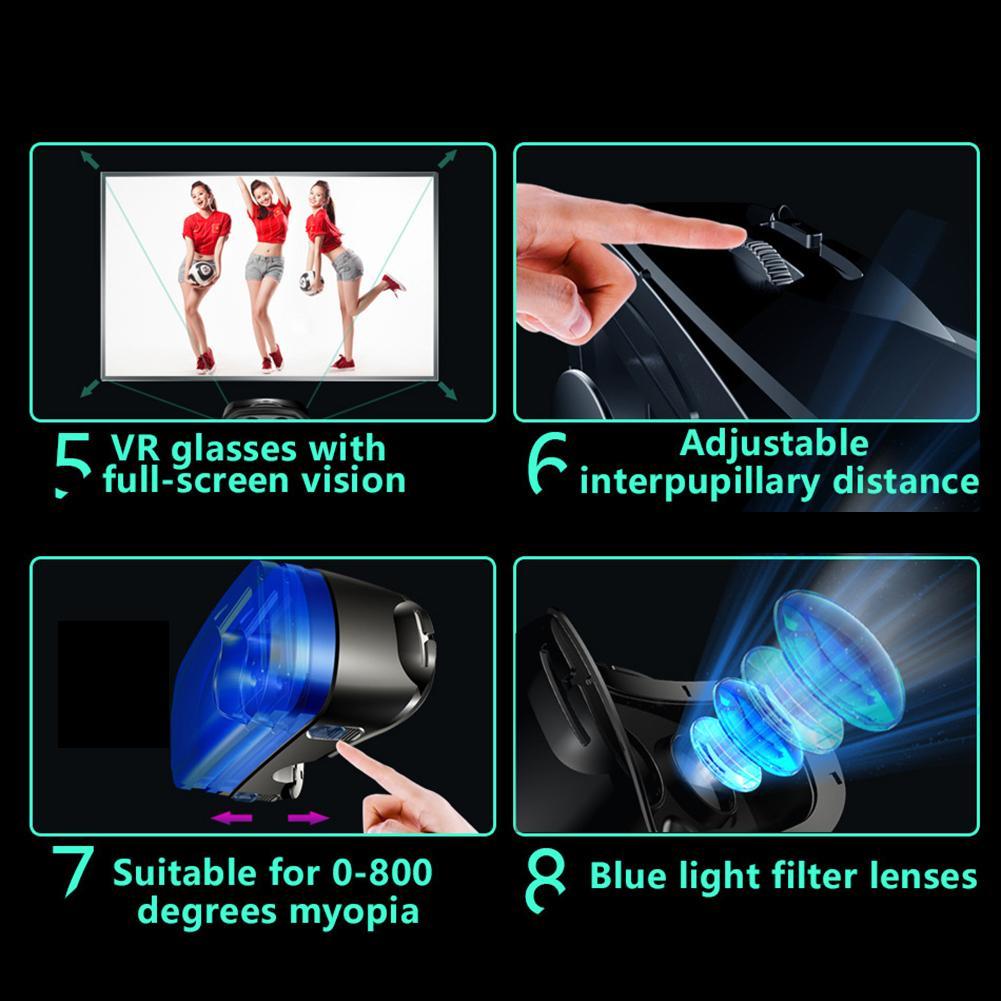 3D Glasses Virtual Reality Support 0-800 Myopia For Smartphone - Arovion