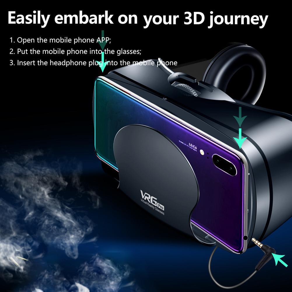 3D Glasses Virtual Reality Support 0-800 Myopia For Smartphone - Arovion