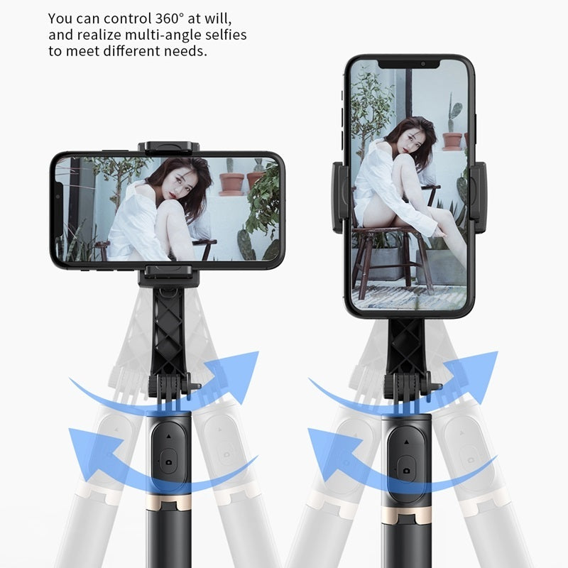 Compatible with Apple, L08 Mobile Phone Stabilizer, Anti-Shake Handheld Gimbal, - Arovion