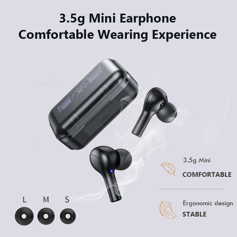 TWS Bluetooth Wireless Headphones LED Earphones - Arovion