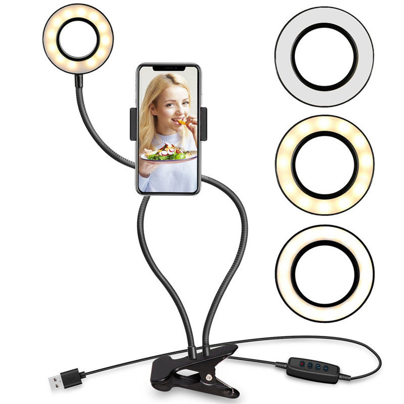 9CM Selfie Light Net Ring Light Bedside Clip - Arovion