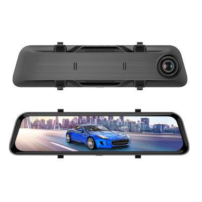 Streaming Media Car DVR Loop Recording Front And Rear Lens 1080P2K 12 Inch LCD Display Black Night Vision Full Touch Screen - Arovion