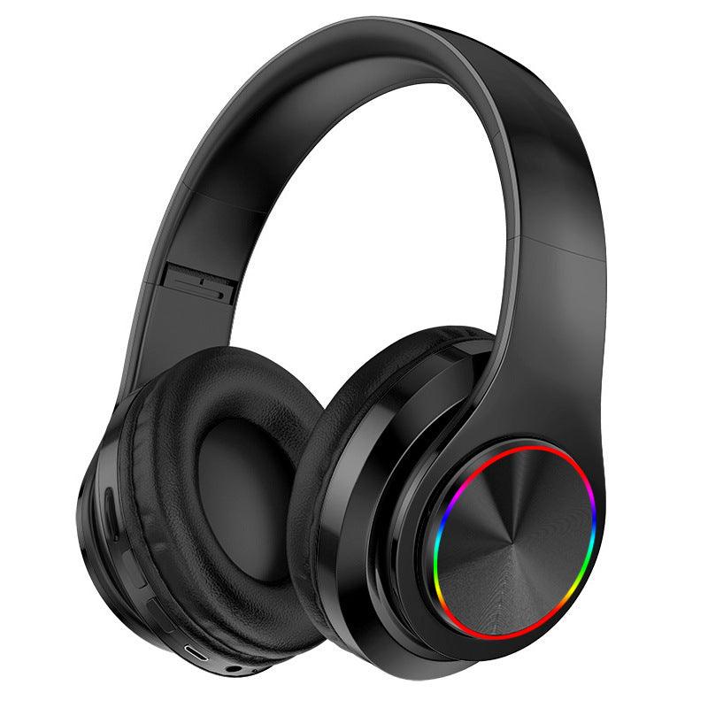 LED Wireless Bluetooth Headphones Gaming Headsets Sport - Arovion