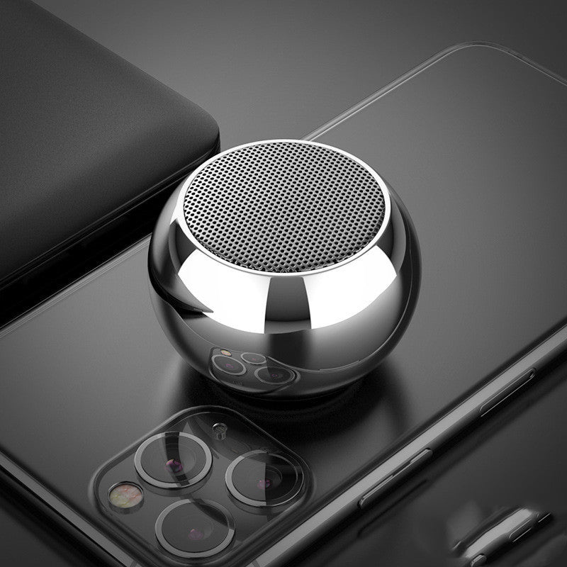 M3 Colorful Wireless Speakers 3D Mini Electroplating Round Steel - Arovion