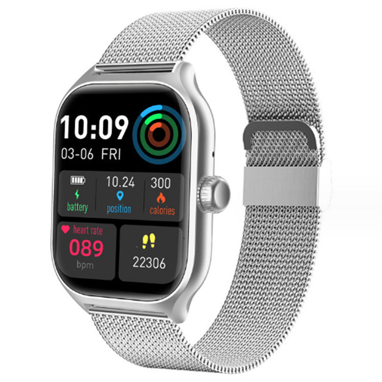 Bluetooth Smart Watch Full Touch Screen Heart Rate Smart Sport Bracelet - Arovion