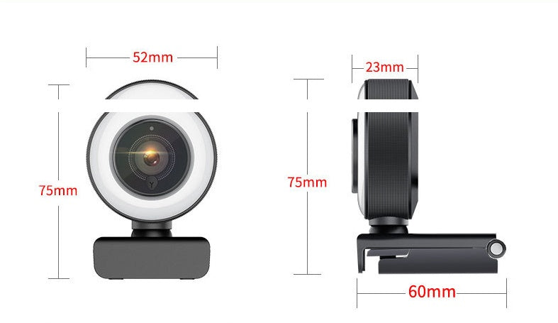 USB 1080P auto focus AF fill light beauty camera - Arovion