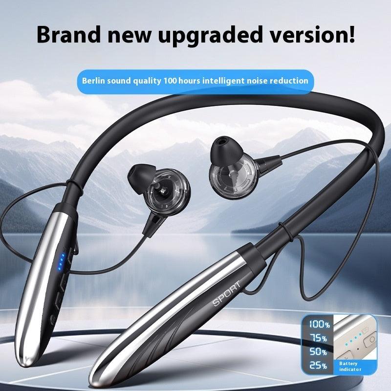 Neck Wireless Bluetooth 9D Stereo Surround Headphone Magnetic - Arovion