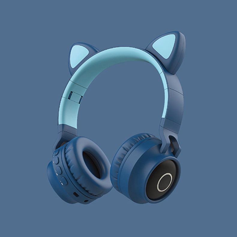 LED Light Cat Ear Headphones Wireless Bluetooth 5.0 - Arovion