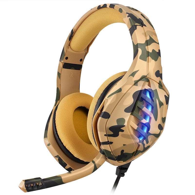 Camouflage Headset Wired With Microphone - Arovion