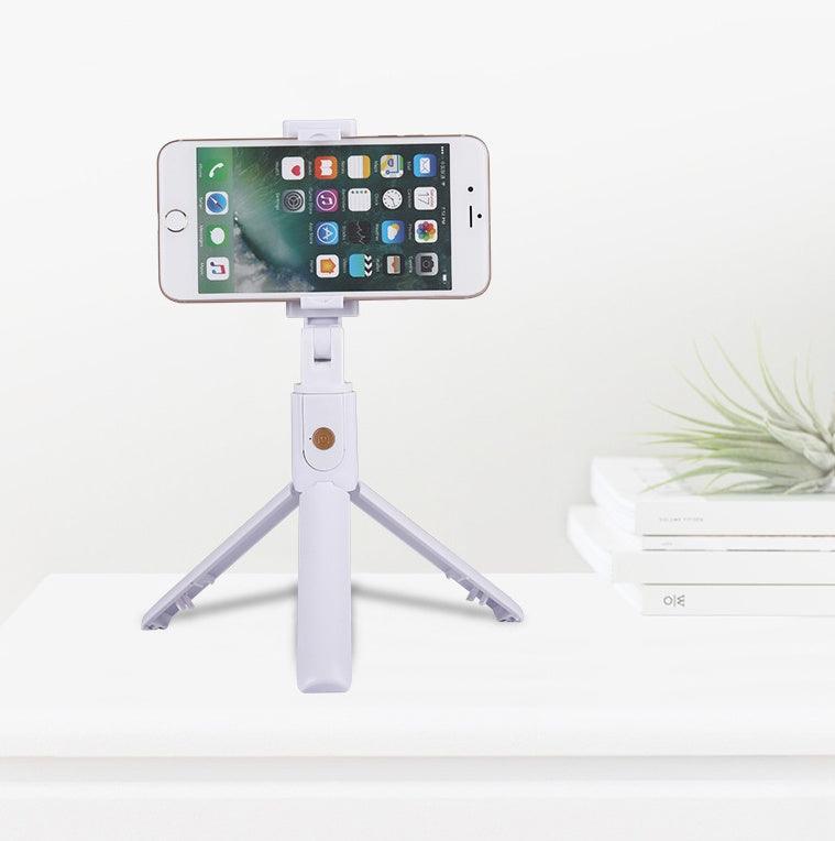 Compatible with Apple, Bluetooth stainless steel tripod - Arovion