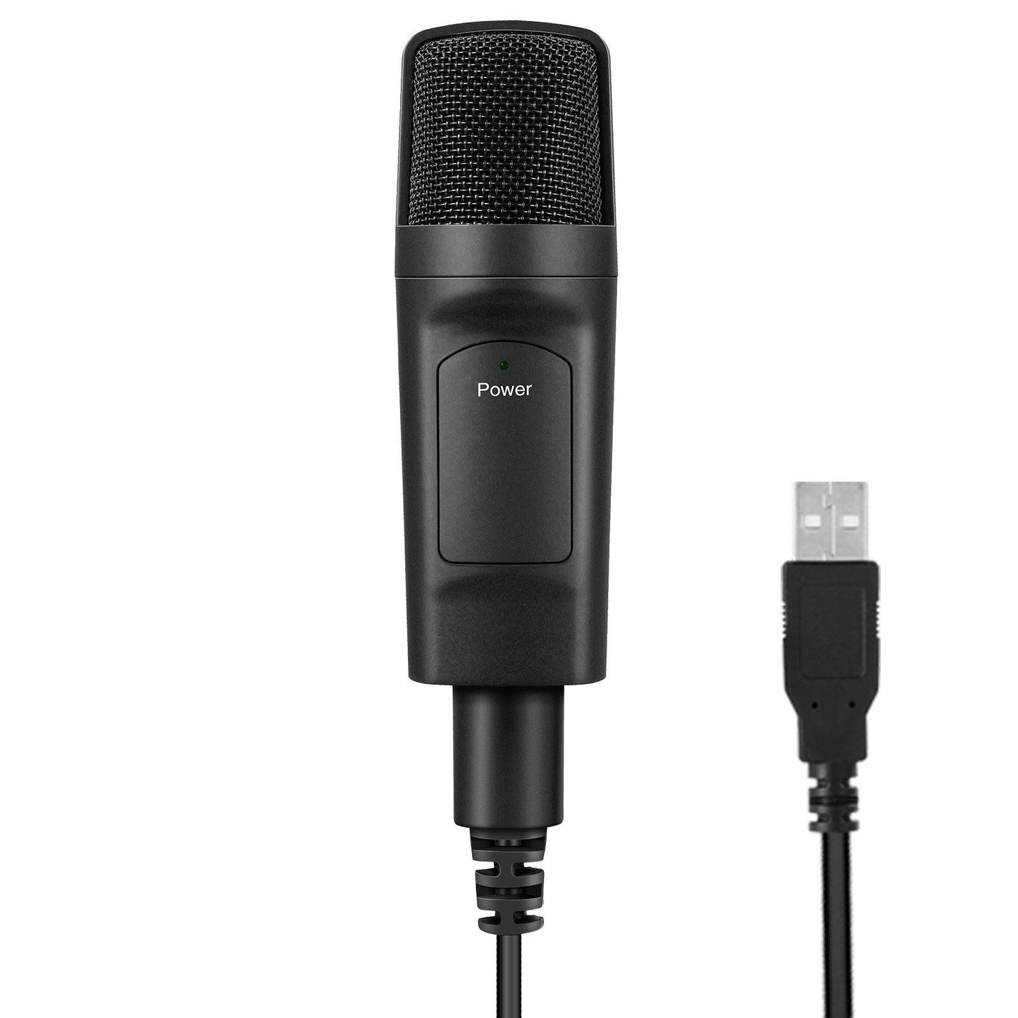 USB Condenser Computer Live Recording Wired Microphone - Arovion