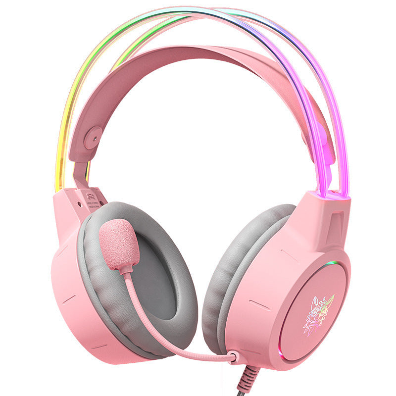 Headset Fashion Light-emitting Wired Gaming Headset - Arovion