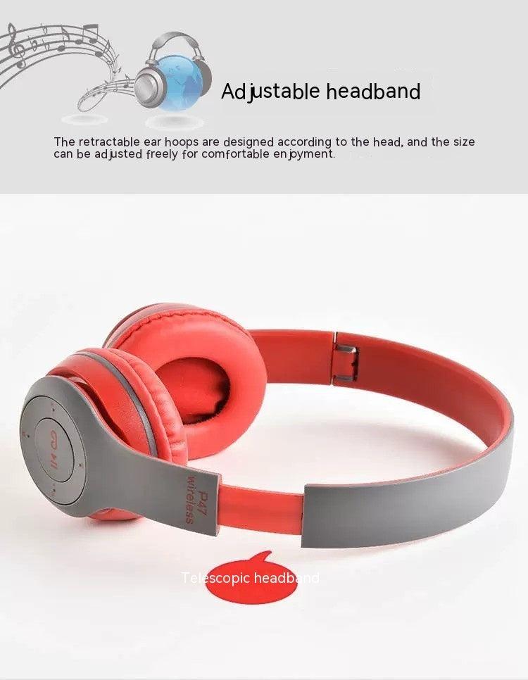 P47 Bluetooth Headphone Head-mounted Folding - Arovion