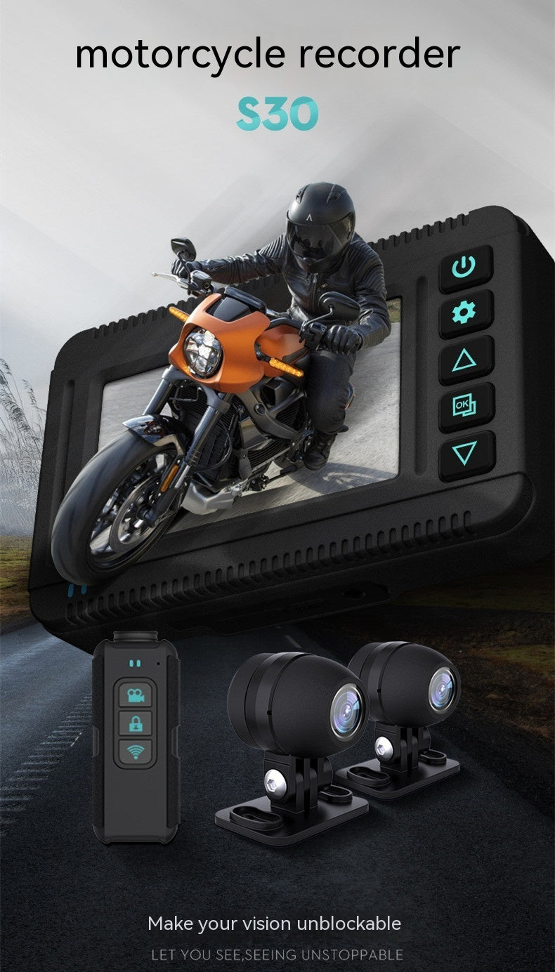 GPS Trajectory Of High-definition Motorcycle Waterproof Recorder - Arovion