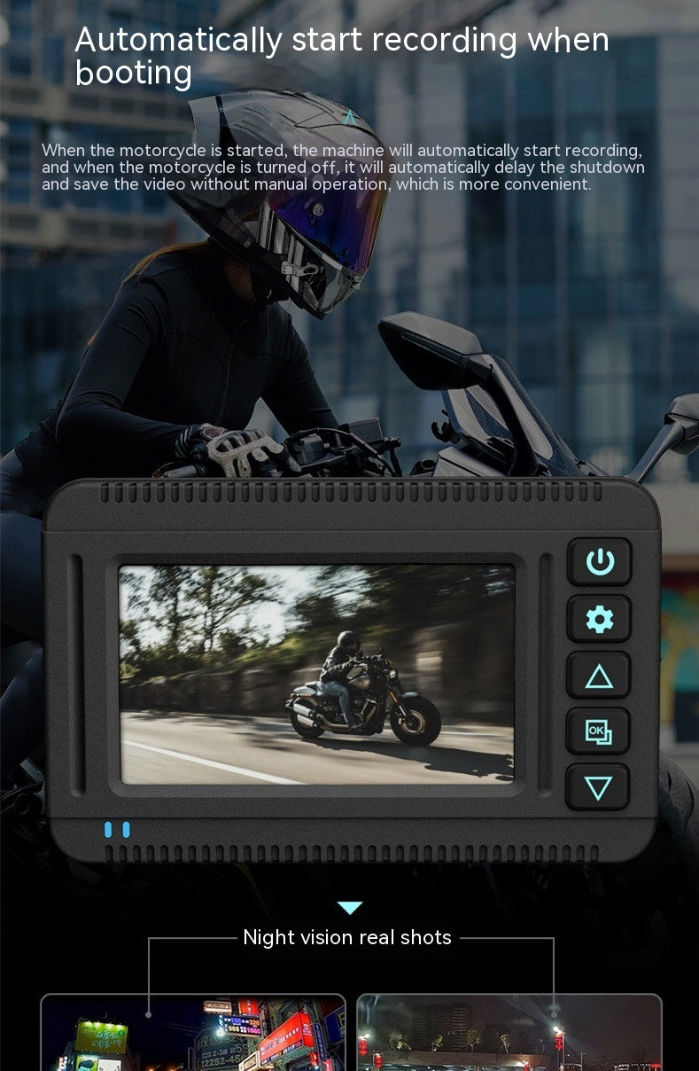 GPS Trajectory Of High-definition Motorcycle Waterproof Recorder - Arovion