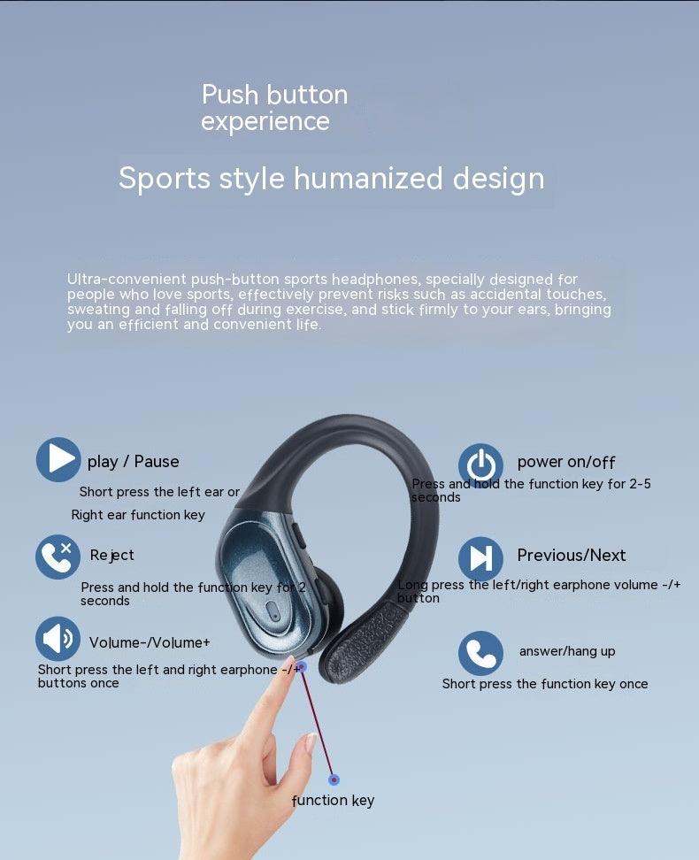 Smart Digital Technology Noise Reduction Sports Wireless Headphones - Arovion