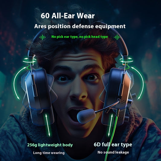 G810 Auditory Discrimination Wire Control Gaming Headset - Arovion