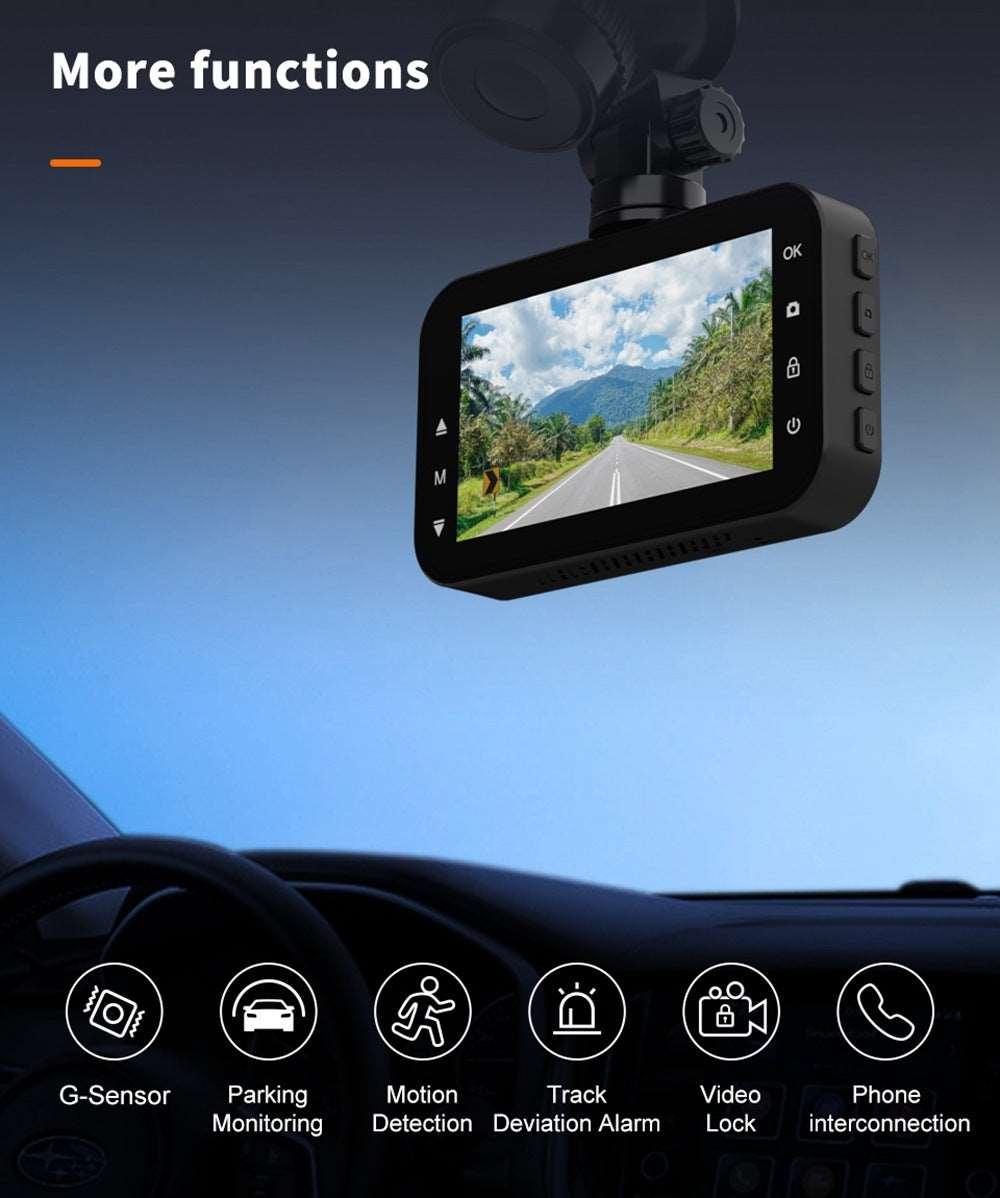 Dash Cam Front And Rear Car Camera Dual Dashcam 1080P FHD - Arovion