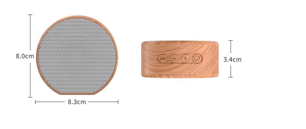 Mini Wood Bluetooth Speaker Portable Outdoor - Arovion