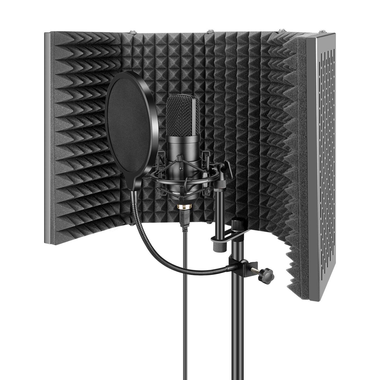 Microphone Recording Studio High-Quality Noise Reduction Screen Blowout Prevention Net - Arovion