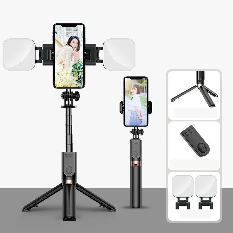 Aluminum Alloy Wireless Bluetooth Camera Photography Folding Selfie Stick - Arovion